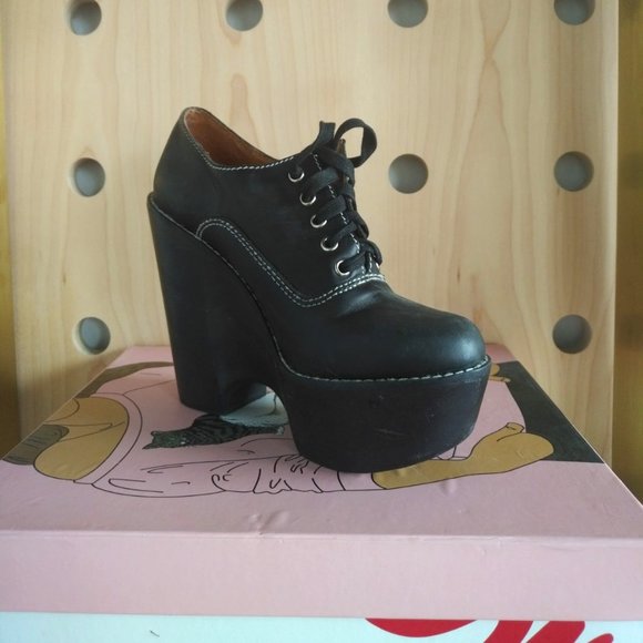 Tardy Lo Platform Bootie by Jeffrey Campbell - Picture 1 of 3